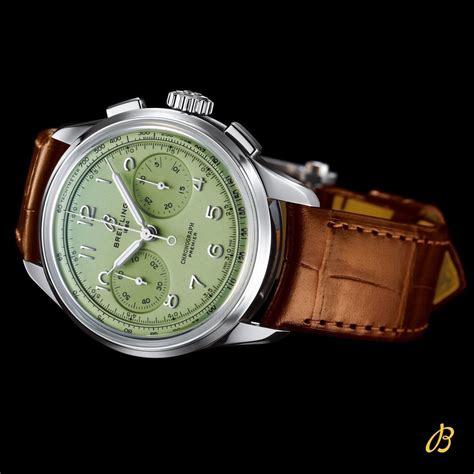 breitling chronometer premier green|brietling premier for sale.